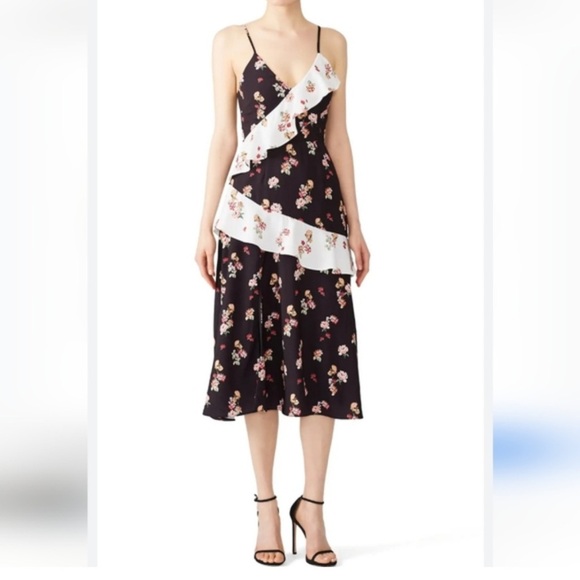 KEEPSAKE the Label Black and Floral Dress size XS - Picture 15 of 16